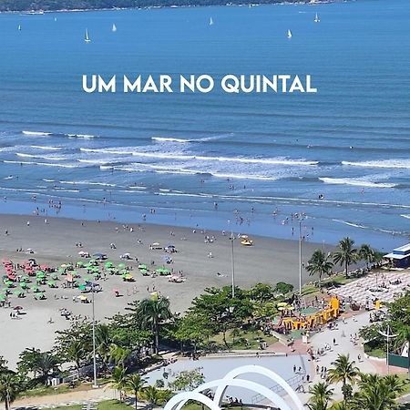 Apartamento Pe Na Areia Melhor Vista Mar De Santos Dış mekan fotoğraf